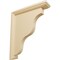 Ekena Millwork 2 1/4"W x 9"D x 11"H Hamilton Traditional Bracket, Maple BKT02X09X11HAMA - alternate 1